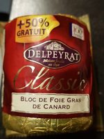 Bloc de foie gras de canard origine France