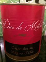 Cassoulet au magret d'oie