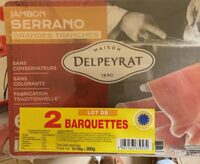 Jambon serrano grandes tranches
