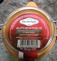 Foie gras de canard entier du Sud-Ouest