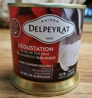 Bloc de foie gras de canard du Sud ouest