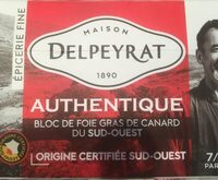 Bloc de foie gras de canard du sud-ouest
