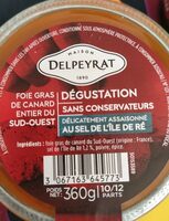 Foie gras de canard entier du sud-ouest