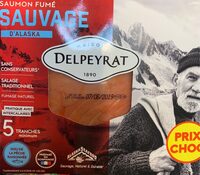 Saumon fumé sauvage d'Alaska