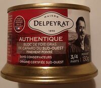 Bloc de foie gras de canard du Sud-Ouest
