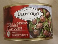 Confit de gésiers de canard du sud ouest