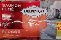 Saumon fumé Delpeyrat 10 tranches Écosse