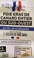 Foie gras de canard entier