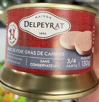 Bloc de foie gras de canard
