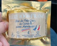 Bloc de foie gras canard avec morceaux