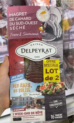 Magré de canard du sud-ouest séché