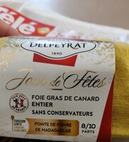 Foie gras de canard entier