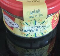Rillettes au saumon et citron