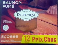 Saumon fumé Écosse Lot 3x4 tranches