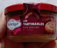 Les tartinables foie gras et figue