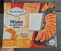 Pétales de saumon fume