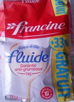 Farine de blé fluide