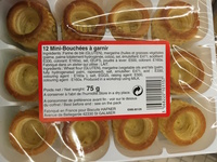 12 Mini-Bouchées à garnir
