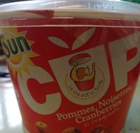 Sun Cup pommes, noisettes, cranberries