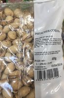 Pistaches coques