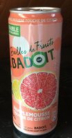 Bulles de fruit pamplemousse touche de citron