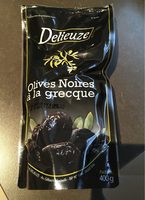 DeOlives noires entières à la grecque Delieuze