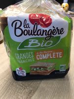 Pain de mie bio a la farine complete
