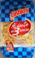 Nouilles, Al dente en 3 minutes