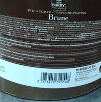 Brune pâte a glacer