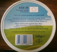 Fromage fondu 8 portions (20 % MG)
