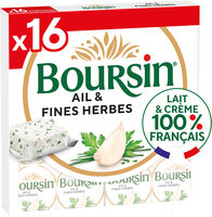 Boursin® Ail & Fines Herbes Portion x16
