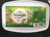Boursin surgelé dés