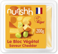 Nurishh - Bloc Végétal saveur Cheddar