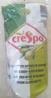 Olives vertes entières en saumure