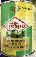 Olive verte denoyautées