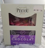 Dragées chocolat 70% cacao