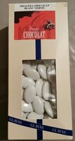 Dragées chocolat blanc vernis