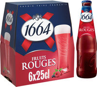 1664 6x25cl 1664 fruits rouges 4.5 degre alcool