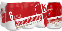 Kronenbourg 6X33CL CAN KRONENBOURG 4.2 DEGRE ALCOOL