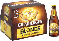 Grimbergen Bière d'Abbaye 12X25CL GRIMBERGEN BLONDE 6.7 DEGRE ALCOOL