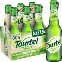 Tourtel 6X27,5CL TOURTEL TW CITRON VERT MEN 0.0 DEGRE ALCOOL