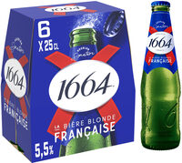 1664 6x25cl 1664 5.5 degre alcool
