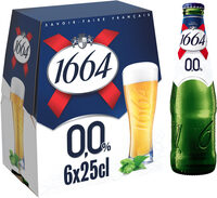 1664 6x25cl vr 1664 0.0% 0.0 degre alcool
