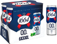 1664 6x33cl can 1664 0.0 0.0 degre alcool