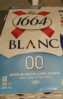 Bière Blanche 1664 sans alcool