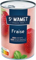 Fraises entières au sirop léger