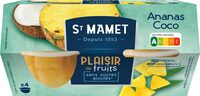 Cup Ananas avec une touche de Coco Sans Sucres Ajoutés