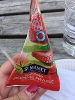 Compote pomme fraise
