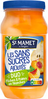 Duo Sans Sucres Ajoutés (Pêches / Poires)