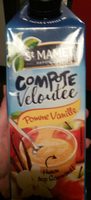 Compote veloutée pomme vanille
